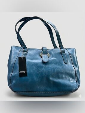 MONDANI New York Blue Lara Shoulder Bag NWT
